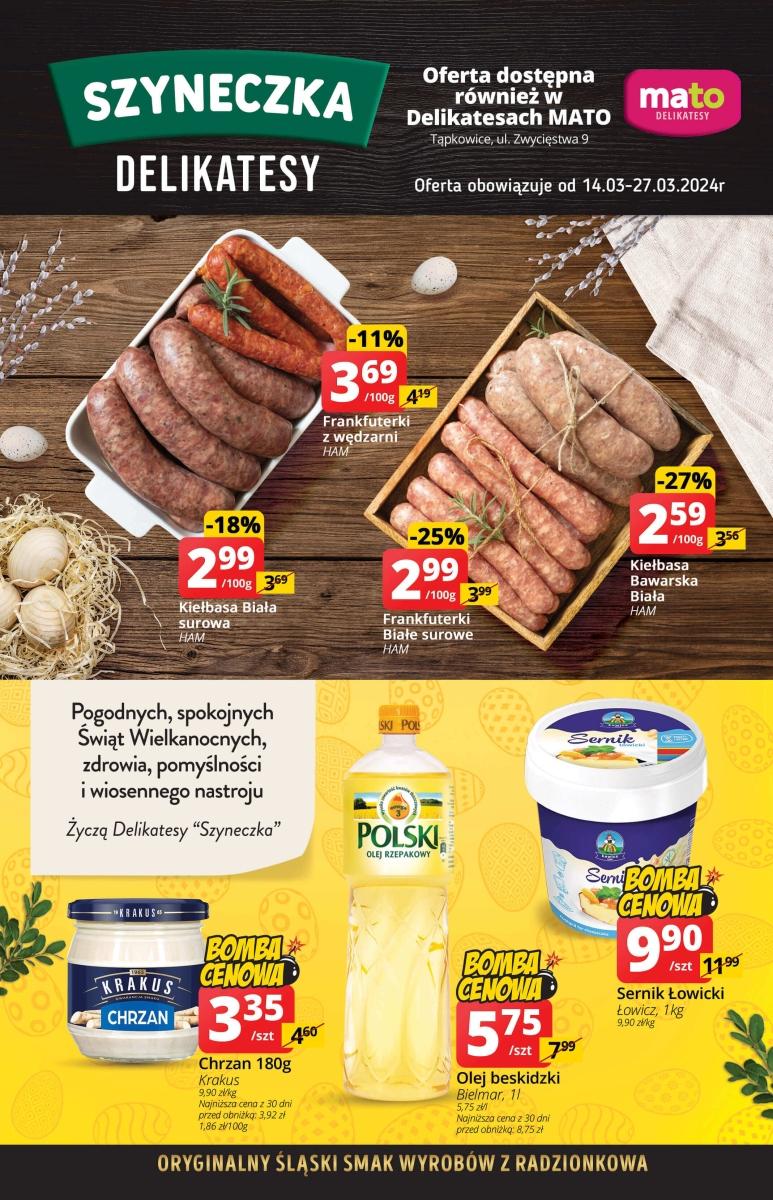 Gazetka promocyjna Szyneczka str. 1